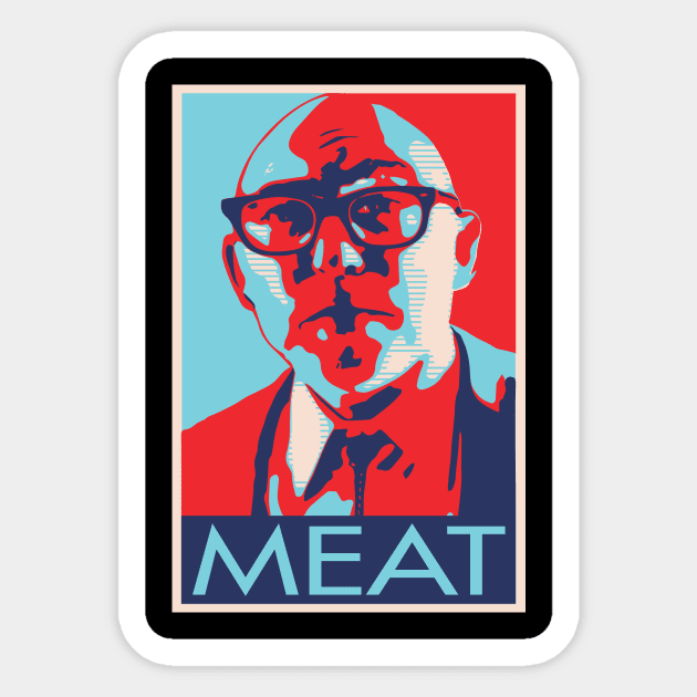 God of Meat Sticker by Fierceham